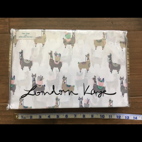 NWT Twin XL Alpaca Llama Microfiber Sheet Set - Picture 3 of 3